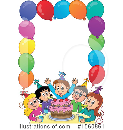 Birthday Party Clipart #1560861 by visekart