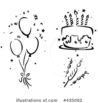Royalty-Free (RF) Birthday Party Clipart Illustration by BNP Design Studio - Stock Sample #435092