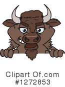 Bison Clipart #1272853 by Dennis Holmes Designs