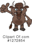 Bison Clipart #1272854 by Dennis Holmes Designs
