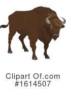 Bison Clipart #1614507 by Vector Tradition SM