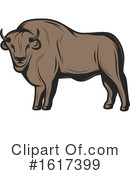 Bison Clipart #1617399 by Vector Tradition SM