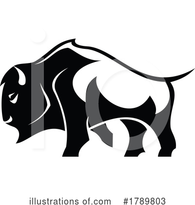 Bison Clipart #1789803 by Vector Tradition SM