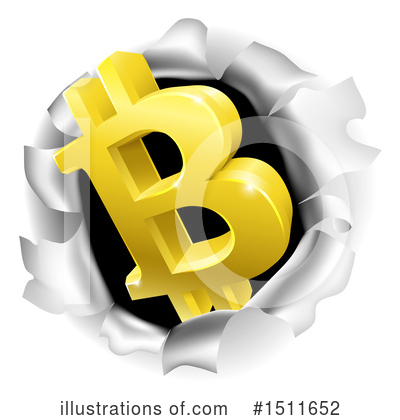 Bitcoin Clipart #1511652 by AtStockIllustration