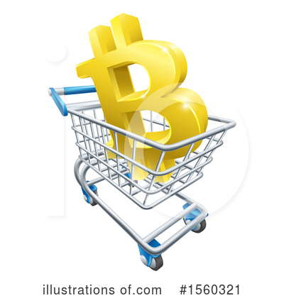 Bit Coin Clipart #1560321 by AtStockIllustration