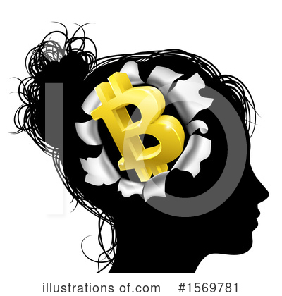 Bit Coin Clipart #1569781 by AtStockIllustration