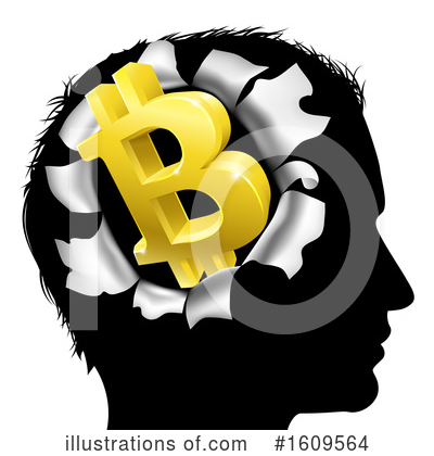 Bit Coin Clipart #1609564 by AtStockIllustration