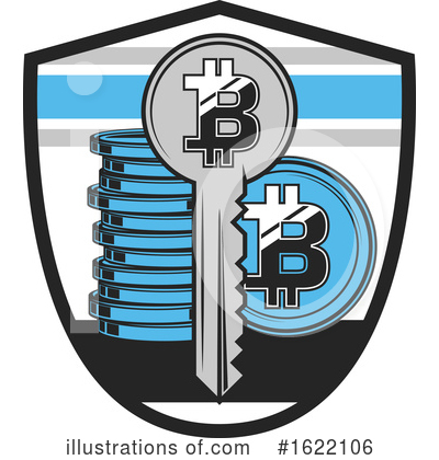 Royalty-Free (RF) Bitcoin Clipart Illustration by Vector Tradition SM - Stock Sample #1622106