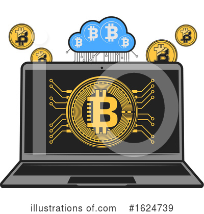 Royalty-Free (RF) Bitcoin Clipart Illustration by Vector Tradition SM - Stock Sample #1624739