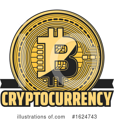 Royalty-Free (RF) Bitcoin Clipart Illustration by Vector Tradition SM - Stock Sample #1624743