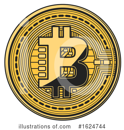 Royalty-Free (RF) Bitcoin Clipart Illustration by Vector Tradition SM - Stock Sample #1624744