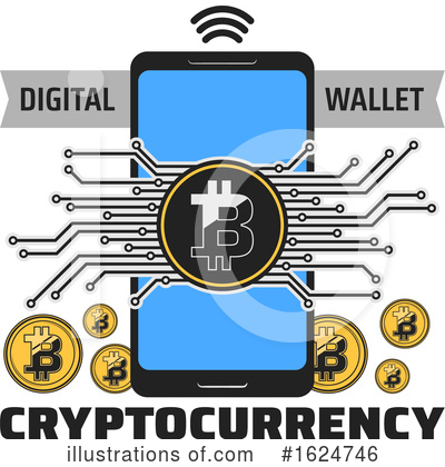 Royalty-Free (RF) Bitcoin Clipart Illustration by Vector Tradition SM - Stock Sample #1624746