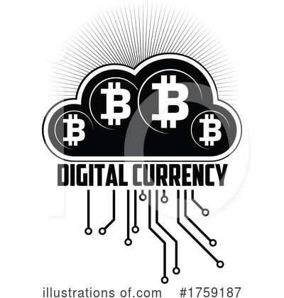 Royalty-Free (RF) Bitcoin Clipart Illustration by Vector Tradition SM - Stock Sample #1759187
