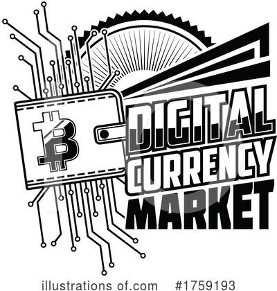 Royalty-Free (RF) Bitcoin Clipart Illustration by Vector Tradition SM - Stock Sample #1759193