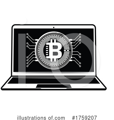 Bitcoin Clipart #1759207 by Vector Tradition SM