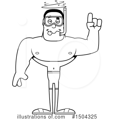 Royalty-Free (RF) Black And White Clipart Illustration by Cory Thoman - Stock Sample #1504325