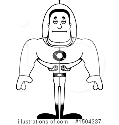 Royalty-Free (RF) Black And White Clipart Illustration by Cory Thoman - Stock Sample #1504337