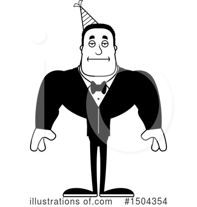 Royalty-Free (RF) Black And White Clipart Illustration by Cory Thoman - Stock Sample #1504354