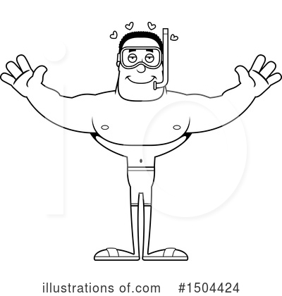 Royalty-Free (RF) Black And White Clipart Illustration by Cory Thoman - Stock Sample #1504424
