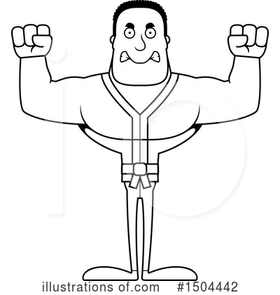 Royalty-Free (RF) Black And White Clipart Illustration by Cory Thoman - Stock Sample #1504442