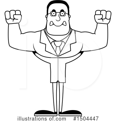Royalty-Free (RF) Black And White Clipart Illustration by Cory Thoman - Stock Sample #1504447