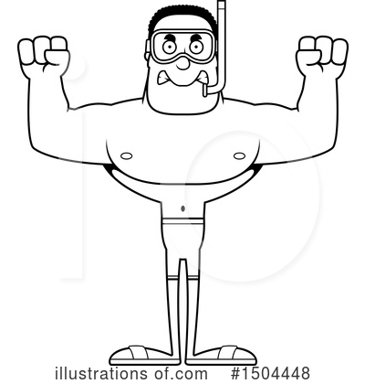 Royalty-Free (RF) Black And White Clipart Illustration by Cory Thoman - Stock Sample #1504448