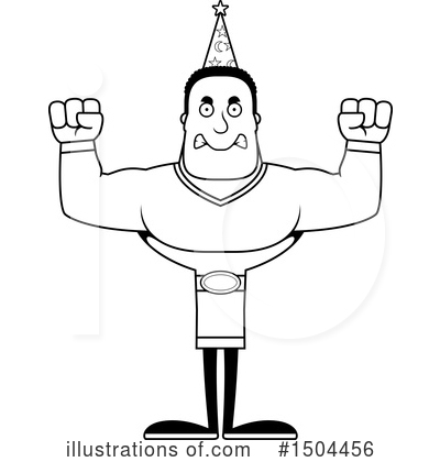 Royalty-Free (RF) Black And White Clipart Illustration by Cory Thoman - Stock Sample #1504456