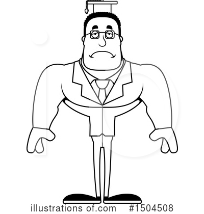 Royalty-Free (RF) Black And White Clipart Illustration by Cory Thoman - Stock Sample #1504508