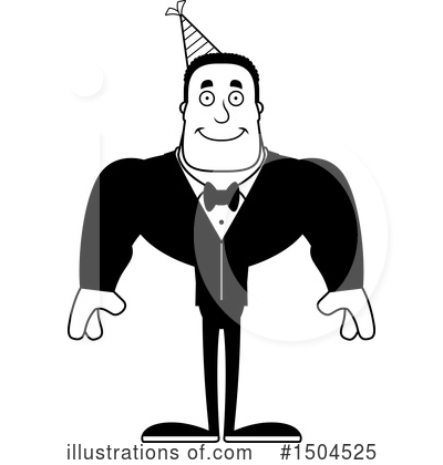 Royalty-Free (RF) Black And White Clipart Illustration by Cory Thoman - Stock Sample #1504525