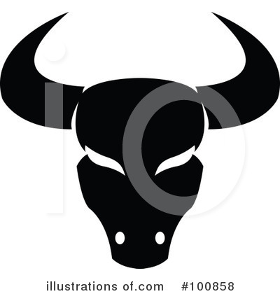 Royalty-Free (RF) Black And White Zodiac Clipart Illustration by cidepix - Stock Sample #100858