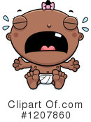 Black Baby Clipart #1207860 by Cory Thoman