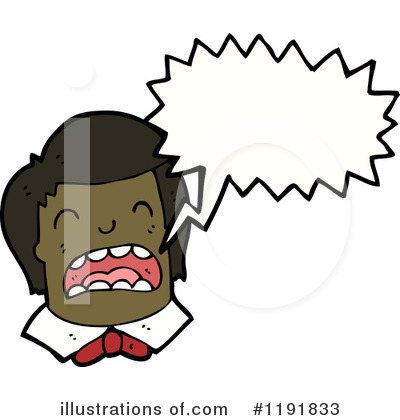 Royalty-Free (RF) Black Boy Clipart Illustration by lineartestpilot - Stock Sample #1191833