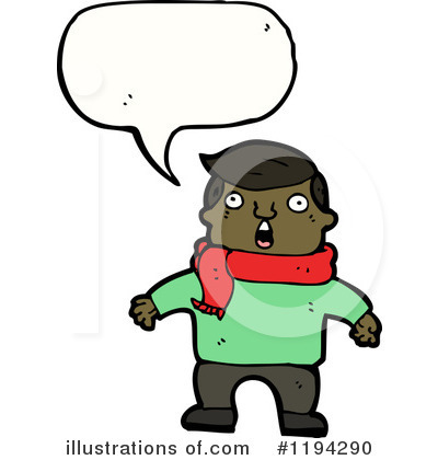 Royalty-Free (RF) Black Boy Clipart Illustration by lineartestpilot - Stock Sample #1194290
