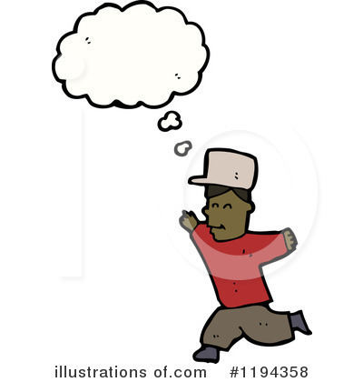 Royalty-Free (RF) Black Boy Clipart Illustration by lineartestpilot - Stock Sample #1194358