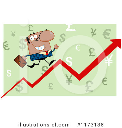 Royalty-Free (RF) Black Businessman Clipart Illustration by Hit Toon - Stock Sample #1173138