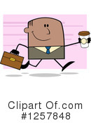 Black Businessman Clipart #1257848 by Hit Toon
