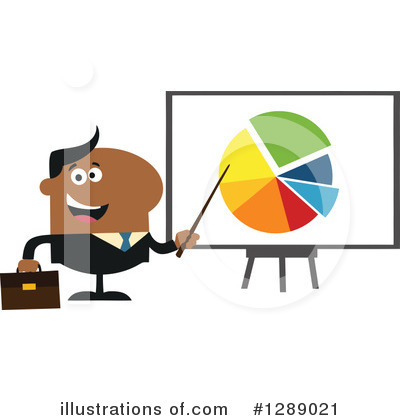 Black Businessman Clipart #1289021 by Hit Toon