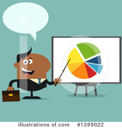 Royalty-Free (RF) Black Businessman Clipart Illustration by Hit Toon - Stock Sample #1289022