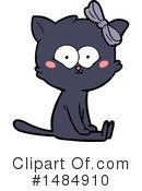 Black Cat Clipart #1484910 by lineartestpilot
