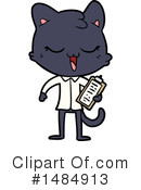 Black Cat Clipart #1484913 by lineartestpilot