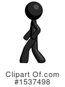 Black Design Mascot Clipart #1537498 by Leo Blanchette