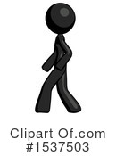 Black Design Mascot Clipart #1537503 by Leo Blanchette