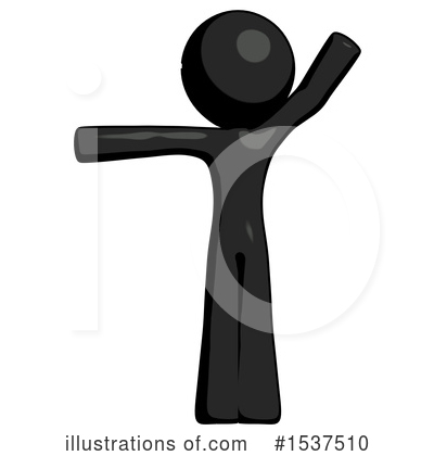 Royalty-Free (RF) Black Design Mascot Clipart Illustration by Leo Blanchette - Stock Sample #1537510