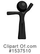 Black Design Mascot Clipart #1537510 by Leo Blanchette