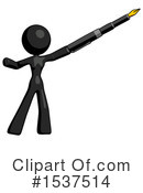 Black Design Mascot Clipart #1537514 by Leo Blanchette