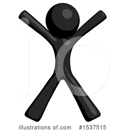 Royalty-Free (RF) Black Design Mascot Clipart Illustration by Leo Blanchette - Stock Sample #1537515