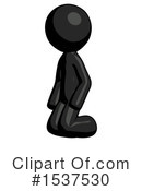 Black Design Mascot Clipart #1537530 by Leo Blanchette