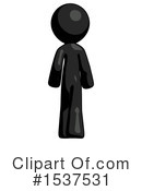 Black Design Mascot Clipart #1537531 by Leo Blanchette