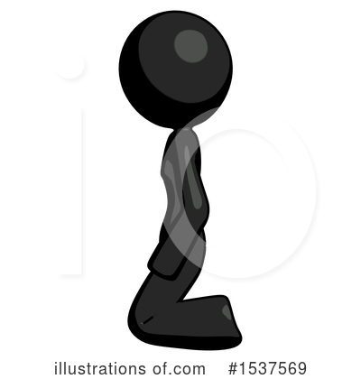 Royalty-Free (RF) Black Design Mascot Clipart Illustration by Leo Blanchette - Stock Sample #1537569