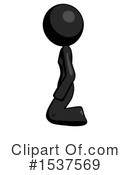 Black Design Mascot Clipart #1537569 by Leo Blanchette